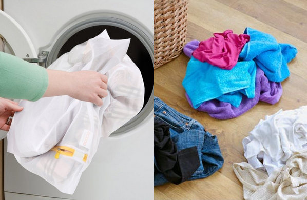 separate the clothes while washing