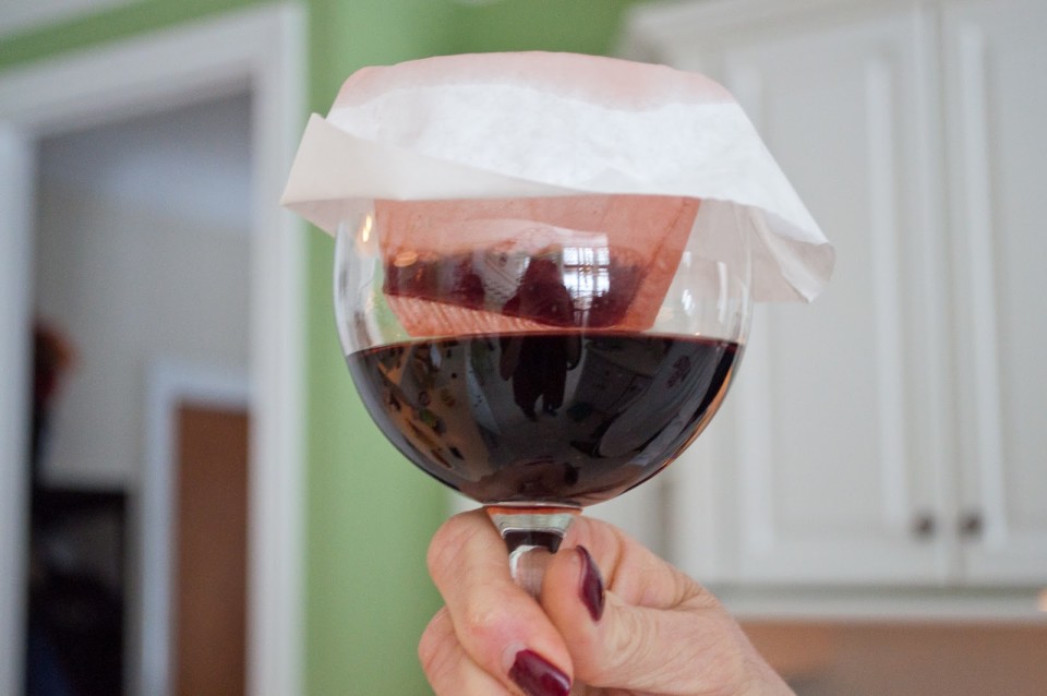 Coffee Filter Can Filter Wine if Corks in Wine