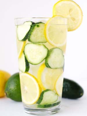 Cucumber Lemon Water