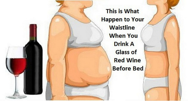 red wine before bed lose weight