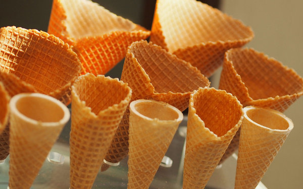 waffle cones