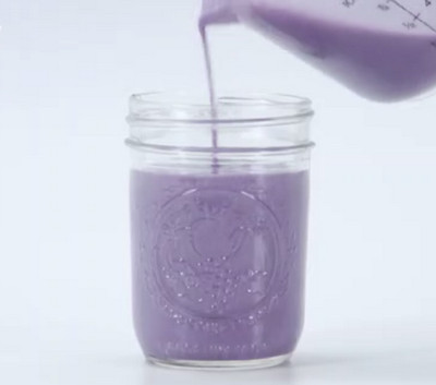 purple potato milk
