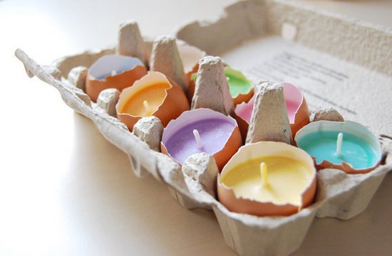 eggshell candles