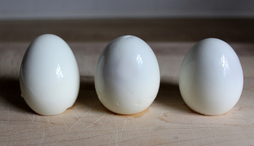 Hard-boiled eggs