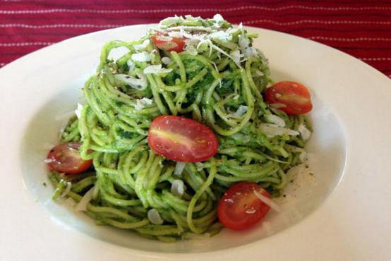 Avocado spaghetti