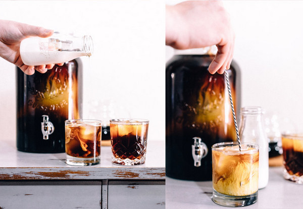 add milk to cold brew coffee