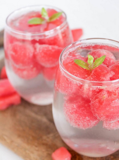 watermelon ice cubes