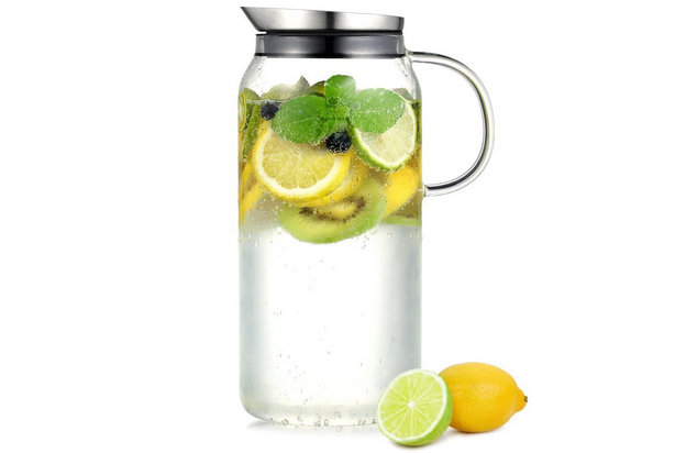 ecooe glass water pitcher