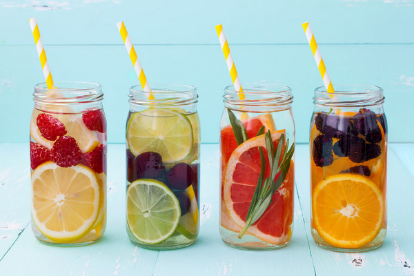 fruit infused water