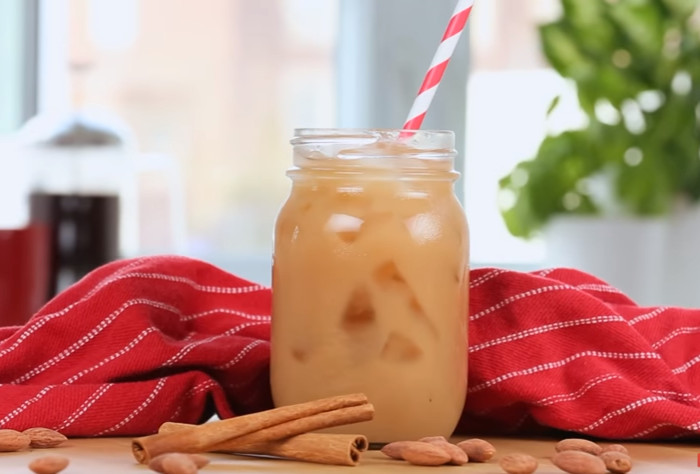 Cinnamon Almond Iced Coffee