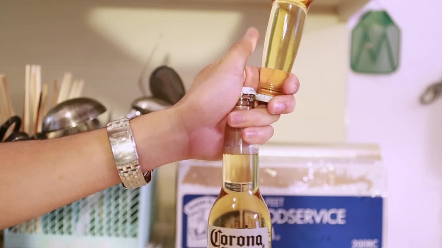 How to Open a Bottle Without an Opener