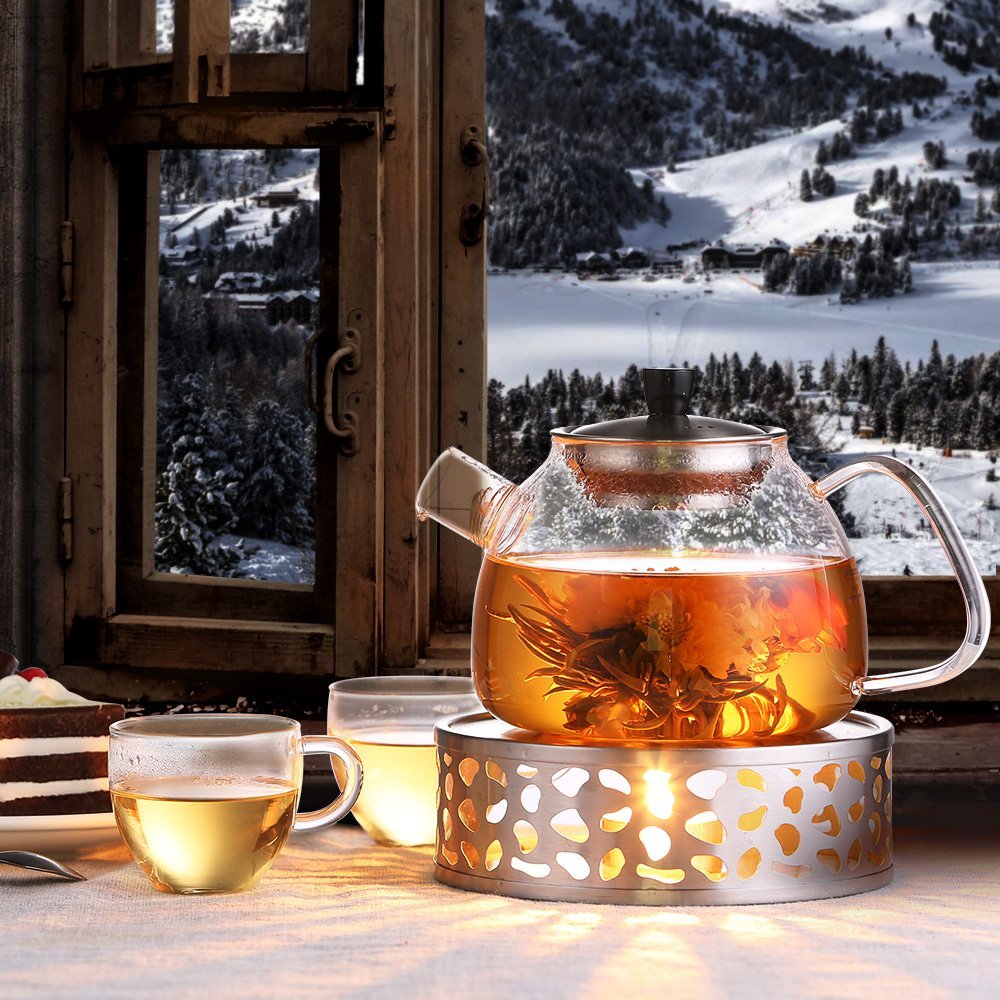 ecooe stainless steel tea warmer